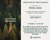 GIFT TREES